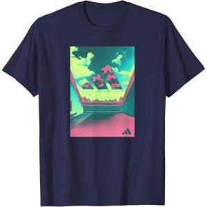 imageadidas Badge of Sport Summer Heat Sky Graphic TShirtNavy Blue