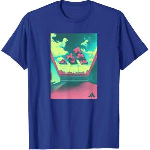 imageadidas Badge of Sport Summer Heat Sky Graphic TShirtRoyal Blue