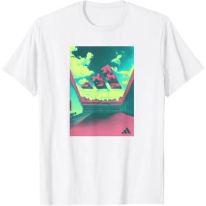 imageadidas Badge of Sport Summer Heat Sky Graphic TShirtWhite