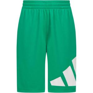 imageadidas Boys Elastic Waistband Performance ShortsCourt Green