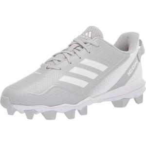 imageadidas Boys Icon 7 Md Baseball ShoeTeam Light GreyWhiteSilver Metallic