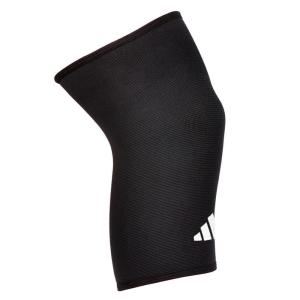 imageadidas Elbow Support Sleeve  Seamless and Smooth Elbow Support for Training Competitions and General Fitness  Ergonomic Design Nylon Trim  Durable ampamp Breathable  Black Red Logo Largeadidas Knee Support
