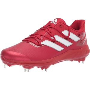 imageadidas Mens Adizero Afterburner 8 CleatsTeam Power RedWhiteWhite