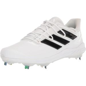 imageadidas Mens Adizero Afterburner 8 CleatsWhiteCore BlackWhite