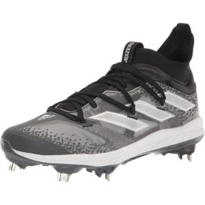 imageadidas Mens Adizero Afterburner Nwv Cleats SneakerBlackWhiteGrey