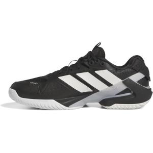 imageadidas Mens Adizero Ubersonic 5 Tennis SneakerBlackZero MetallicSilver Metallic