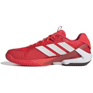 imageadidas Mens Adizero Ubersonic 5 Tennis SneakerLucid RedZero MetallicAurora Ruby