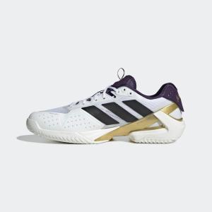imageadidas Mens Adizero Ubersonic 5 Tennis SneakerWhiteBlackAurora Plum