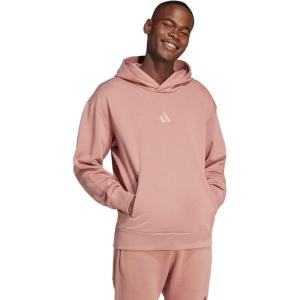 imageadidas Mens All Szn Fleece Loose HoodieWarm Clay