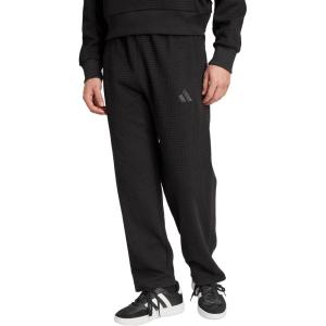 imageadidas Mens All Szn WaffleKnit Loose Open Hem PantsBlack
