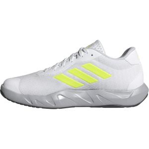 imageadidas Mens Amplimove Training SneakerCloud White Lucid Lemon Core Black
