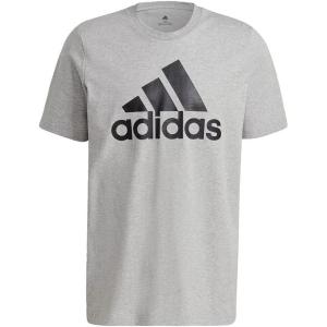 imageadidas Mens Badge of Sport TeeMedium Grey HeatherBlack