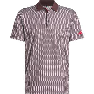 imageadidas Mens Beyond Textured Polo ShirtAurora Ruby S25