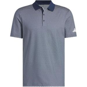 imageadidas Mens Beyond Textured Polo ShirtCollegiate Navy