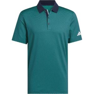 imageadidas Mens Beyond Textured Polo ShirtPure Teal