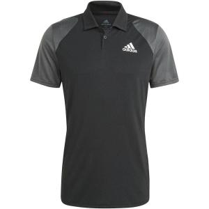 imageadidas Mens Club Short Sleeve Shirt Tennis Casual Casual  BlueBlackGreyWhite
