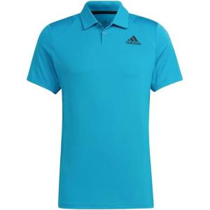 imageadidas Mens Club Short Sleeve Shirt Tennis Casual Casual  BlueSonic AquaBlack
