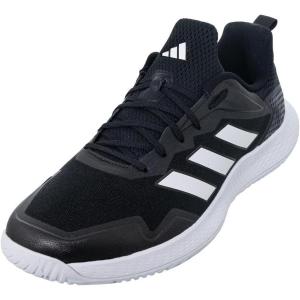 imageadidas Mens Defiant Speed Tennis ShoesBlackWhiteGrey