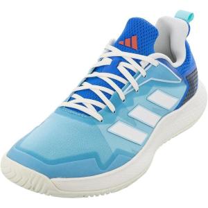 imageadidas Mens Defiant Speed Tennis ShoesLight AquaOff WhiteBright Royal