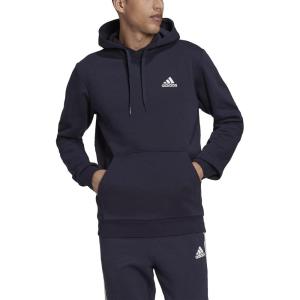 imageadidas Mens Essentials Fleece HoodieLegend InkWhite