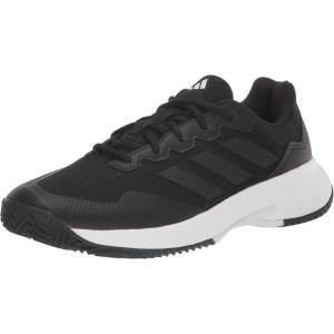 imageadidas Mens Gamecourt 20 Tennis SneakerBlackBlackGrey