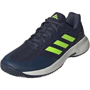 imageadidas Mens Gamecourt 20 Tennis SneakerShadow NavyLucid LemonWhite