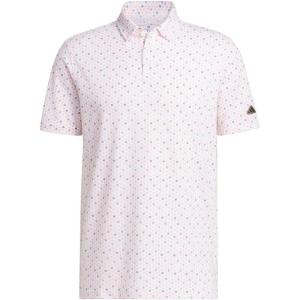 imageadidas Mens GoTo Printed Golf Polo ShirtCoral Fusion