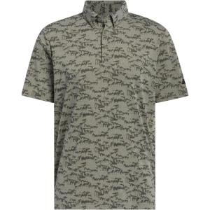 imageadidas Mens GoTo Printed Golf Polo ShirtOlive Strata