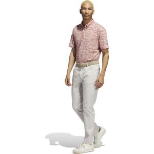 imageadidas Mens GoTo Printed Golf Polo ShirtRed