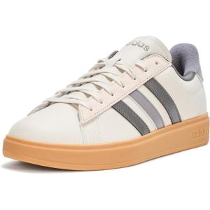 imageadidas Mens Grand Court 20 Tennis ShoeAluminaCharcoalTaupe Oxide