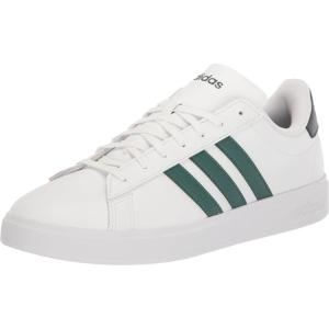 imageadidas Mens Grand Court 20 Tennis ShoeWhiteCollegiate GreenShadow Navy