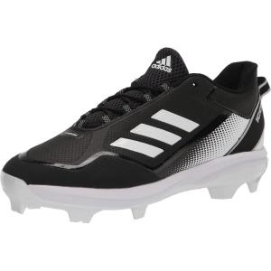 imageadidas Mens Icon 7 Baseball ShoeBlackSilver MetallicWhite