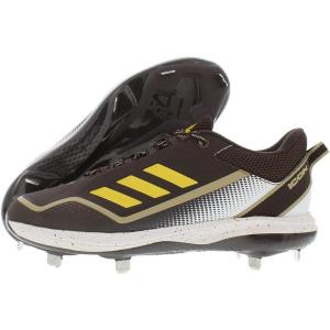 imageadidas Mens Icon 7 Baseball ShoeBrownYellow