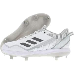 imageadidas Mens Icon 7 Baseball ShoeFootwear WhiteSilver MetallicTeam Light Grey