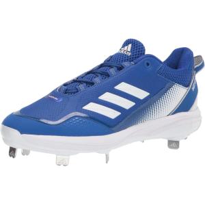 imageadidas Mens Icon 7 Baseball ShoeWhiteTeam Royal BlueTeam Royal Blue