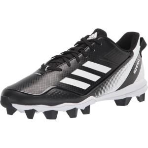 imageadidas Mens Icon 7 MD Baseball ShoeBlackWhiteWhite