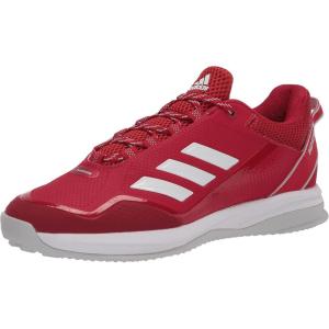 imageadidas Mens Icon 7 Turf Baseball ShoeTeam Power RedWhiteSolar Red