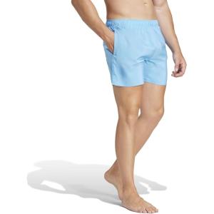 imageadidas Mens Standard Solid Classics Length Swim ShortsBlue BurstBlack