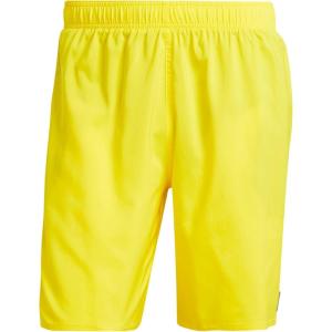 imageadidas Mens Standard Solid Classics Length Swim ShortsYellowBlack
