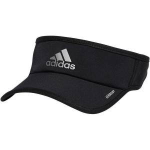 imageadidas Mens Superlite Adjustable Fit Sport Performance VisorBlackSilver Reflective20