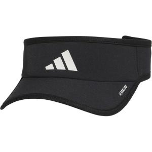 imageadidas Mens Superlite Adjustable Fit Sport Performance VisorBlackWhite30