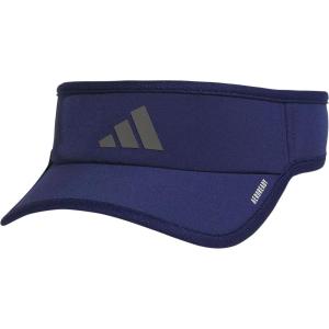 imageadidas Mens Superlite Adjustable Fit Sport Performance VisorDark BlueGrey Four30