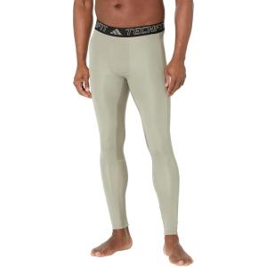 imageadidas Mens Techfit Aeroready Training Long TightsSilver Pebble