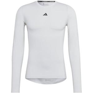 imageadidas Mens Techfit Aeroready Training LongSleeve TShirtWhite