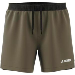 imageadidas Mens Terrex Multi Athletic Shorts Trail Running Casual Bottoms Casual Comfort Technology  BlackOlive Strata 5