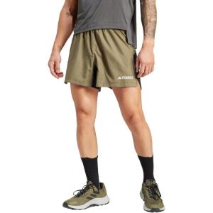 imageadidas Mens Terrex Multi Athletic Shorts Trail Running Casual Bottoms Casual Comfort Technology  BlackOlive Strata 7
