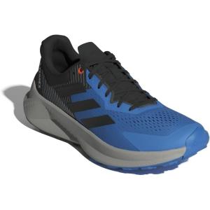 imageadidas Mens Terrex Soulstride Flow Trail Running SneakerPulse BlueBlackSemi Impact Orange