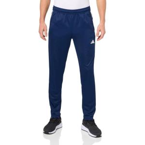 imageadidas Mens Train Essentials 3Stripes PantsDark BlueWhite