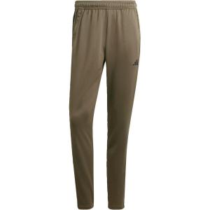 imageadidas Mens Train Essentials 3Stripes PantsOlive StrataBlack