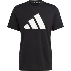 imageadidas Mens Training Essentials Feel Ready Logo TShirtBlack  White